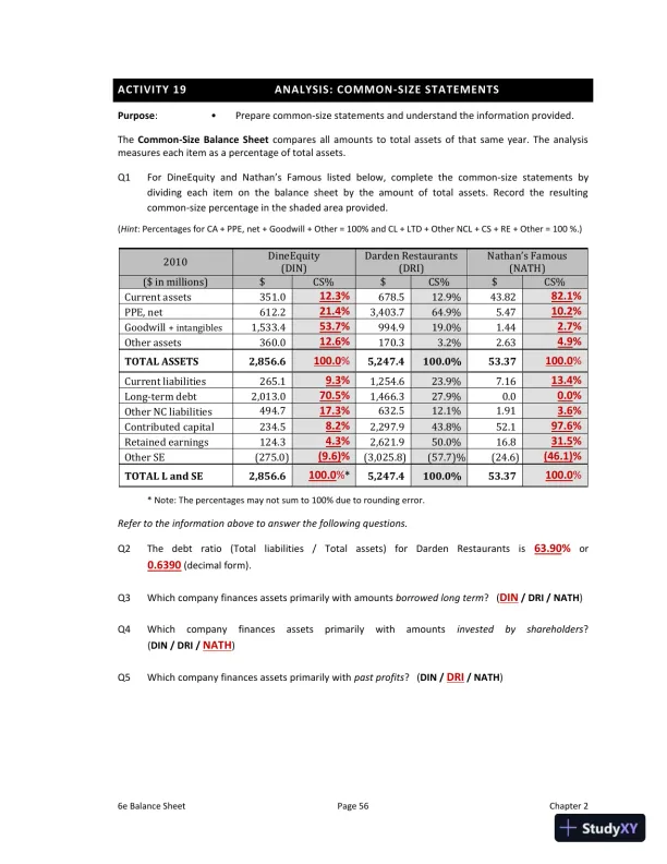 Solution Manual for Interpreting and Analyzing Financial Statements, 6th Edition - Page 31 preview image