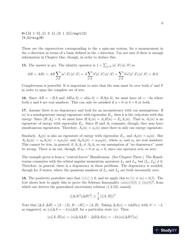 Solution Manual for Modern Quantum Mechanics, 2nd Edition - Page 6 preview image