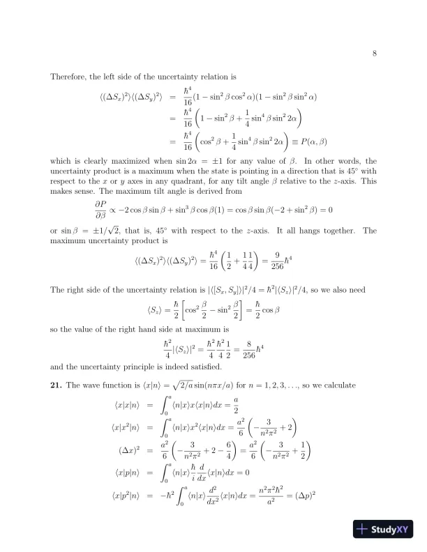 Solution Manual for Modern Quantum Mechanics, 2nd Edition - Page 8 preview image
