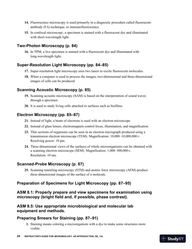 Solution Manual For Microbiology: An Introduction, 13th Edition - Page 25 preview image