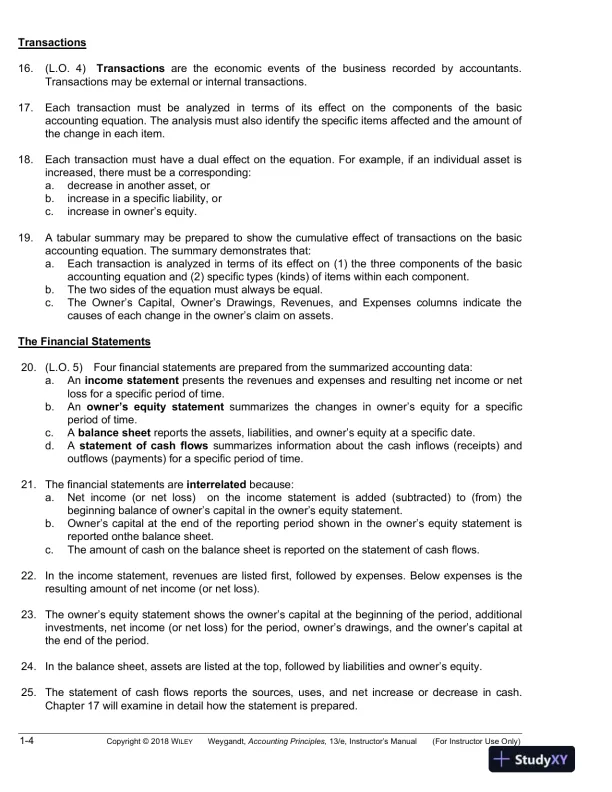 Lecture Notes For Accounting Principles, 13th Edition - Page 5 preview image