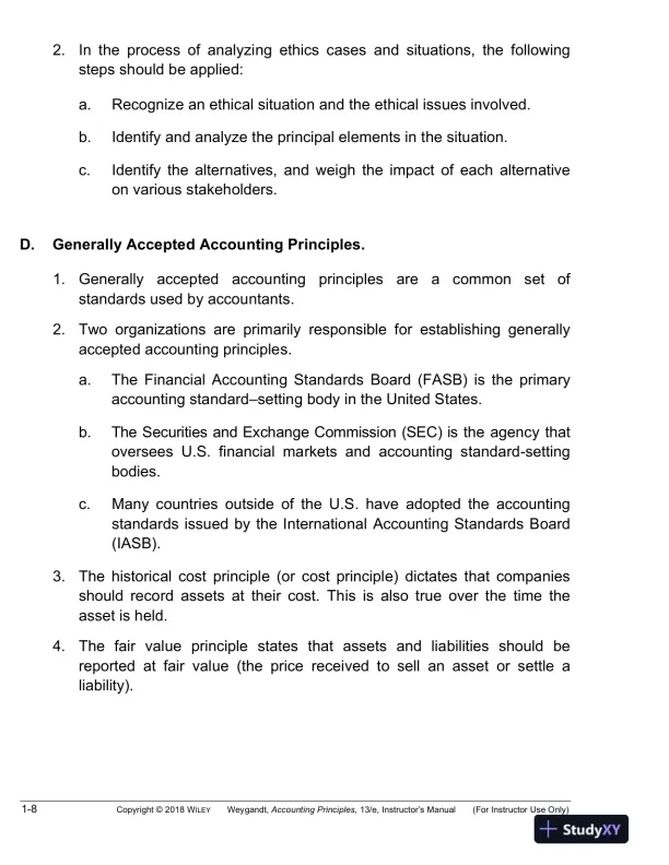 Lecture Notes For Accounting Principles, 13th Edition - Page 9 preview image