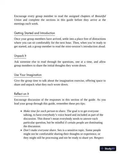 Beautiful Union Study Guide: A Practical Companion for Deep Reflection, Good Conversation, and Tough Questions You Really Want to Ask (2023) - Page 11 preview image