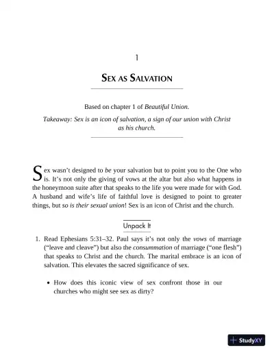 Beautiful Union Study Guide: A Practical Companion for Deep Reflection, Good Conversation, and Tough Questions You Really Want to Ask (2023) - Page 20 preview image