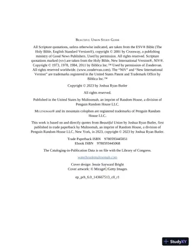 Beautiful Union Study Guide: A Practical Companion for Deep Reflection, Good Conversation, and Tough Questions You Really Want to Ask (2023) - Page 4 preview image