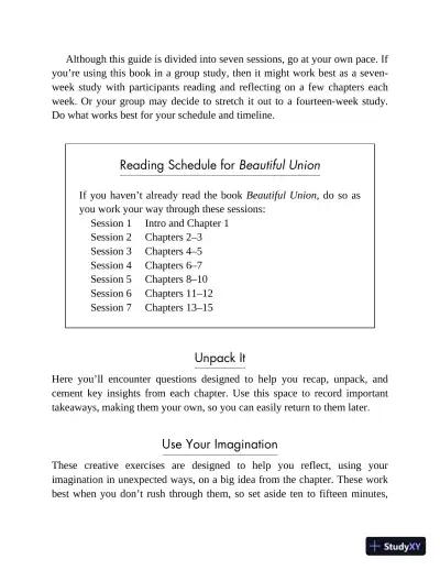 Beautiful Union Study Guide: A Practical Companion for Deep Reflection, Good Conversation, and Tough Questions You Really Want to Ask (2023) - Page 9 preview image