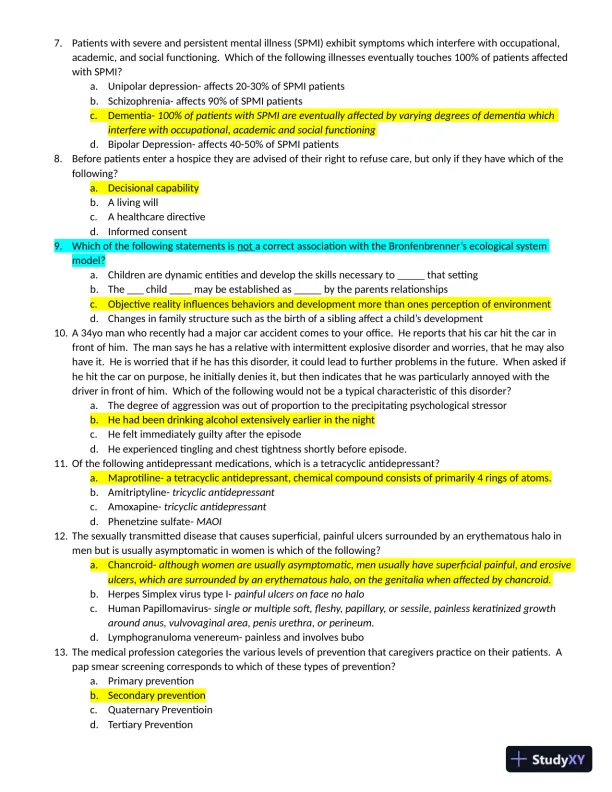 Barkley DRT #2 Practice Exam with Answers (100 Solved Questions) - Page 3 preview image