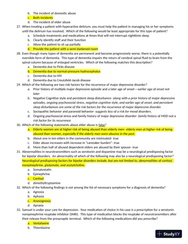 Barkley DRT #2 Practice Exam with Answers (100 Solved Questions) - Page 6 preview image