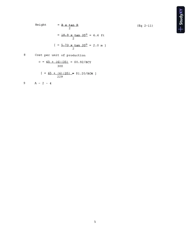 Solution Manual for Construction Methods and Management, 8th Edition - Page 8 preview image