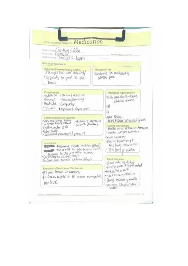 ATI medication template - Page 1 preview image