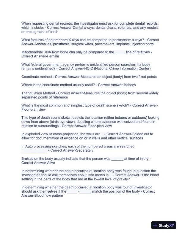 2024-2025 ABMDI Registry Practice Exam with Answers (305 Solved Questions) - Page 7 preview image