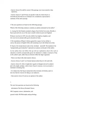 ATI TEAS PRACTICE TEST Reading - Page 41 preview image