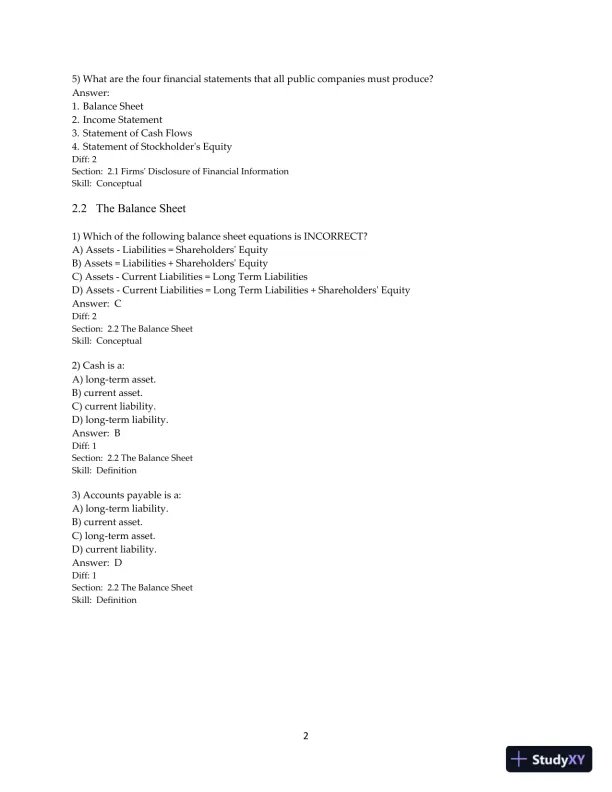 Corporate Finance, Global Second Edition Test Bank - Page 14 preview image
