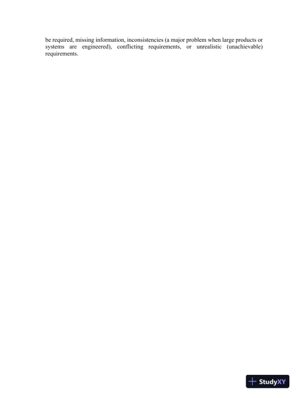 Solution Manual for Software Engineering: A Practitioner's Approach, 9th Edition - Page 15 preview image
