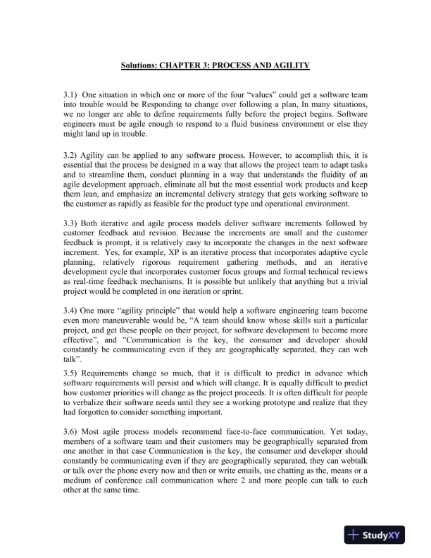 Solution Manual for Software Engineering: A Practitioner's Approach, 9th Edition - Page 9 preview image