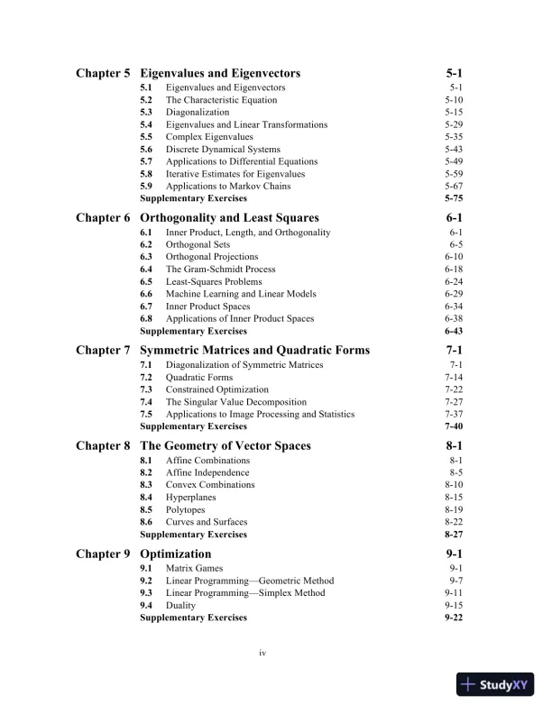 Solution Manual for Linear Algebra, 6th Edition - Page 4 preview image