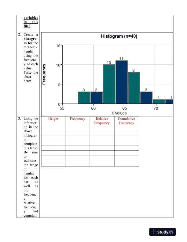 Week 2 Project - STAT 3001 Solution Correct Answers - Page 3 preview image