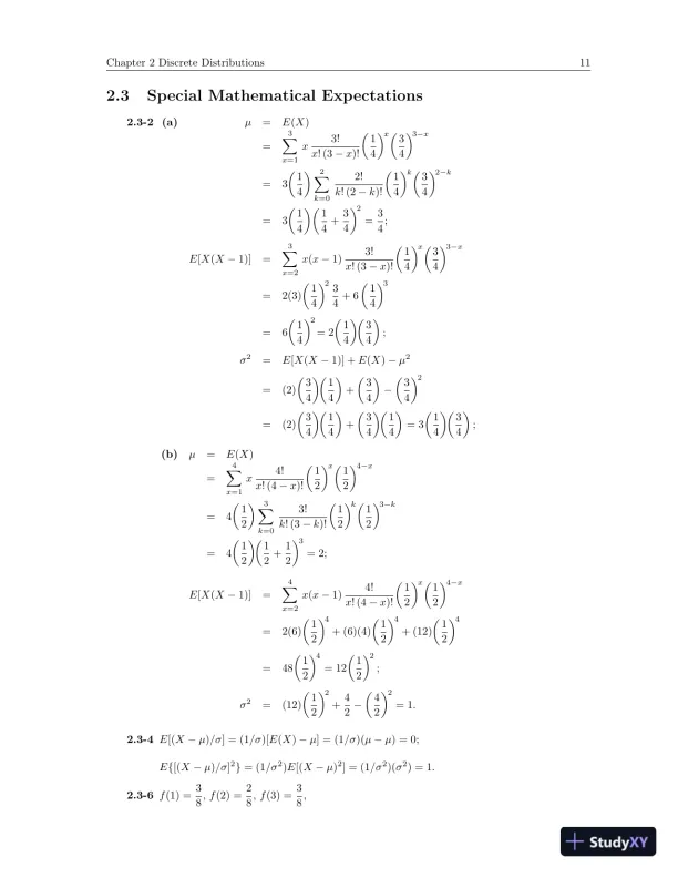 Solution Manual for Probability and Statistical Inference, 10th Edition - Page 15 preview image