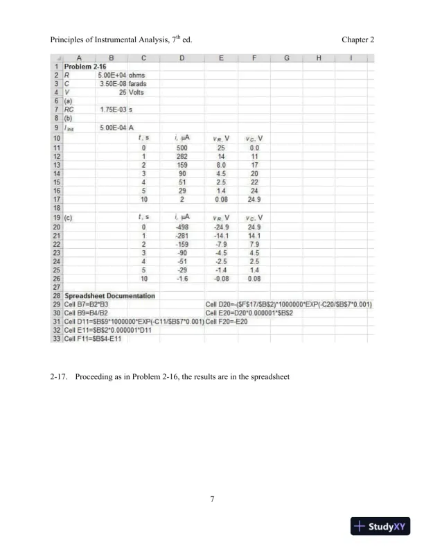 Solution Manual For Principles of Instrumental Analysis, 7th Edition - Page 12 preview image