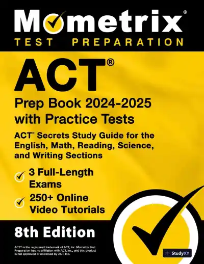 ACT Prep Book 2024-2025 with Practice Tests (2024) - Page 1 preview image