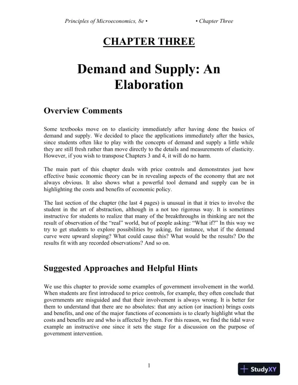 Principles Of Microeconomics, 8th Edition Solution Manual - Page 11 preview image