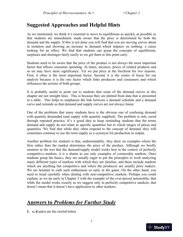 Principles Of Microeconomics, 8th Edition Solution Manual - Page 7 preview image