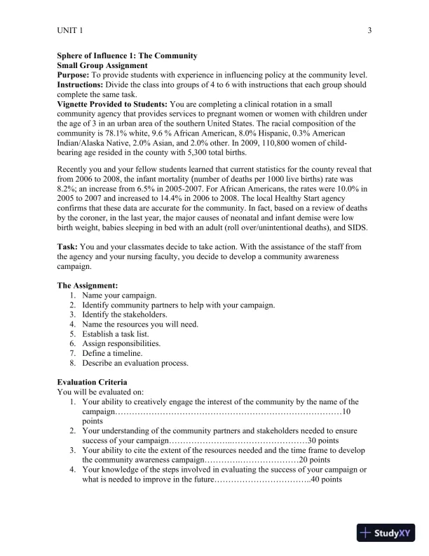 Policy And Politics In Nursing And Healthcare - Revised Reprint , 6th Edition Lecture Notes - Page 8 preview image
