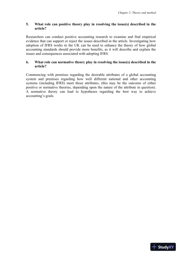 Accounting Theory, 7th Edition Solution Manual - Page 27 preview image
