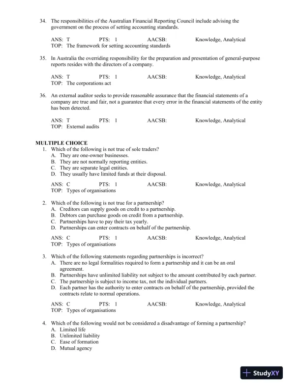 Contemporary Accounting 8th Edition Test Bank - Page 15 preview image