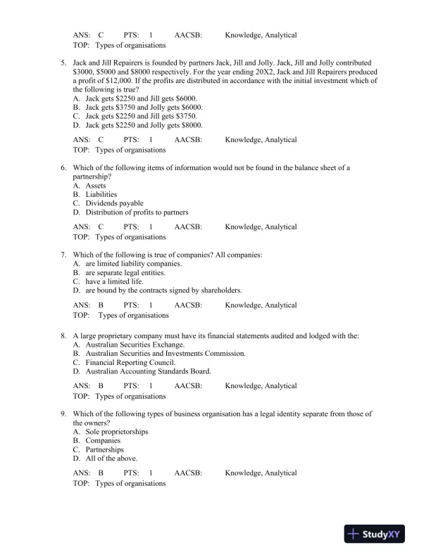 Contemporary Accounting 8th Edition Test Bank - Page 16 preview image