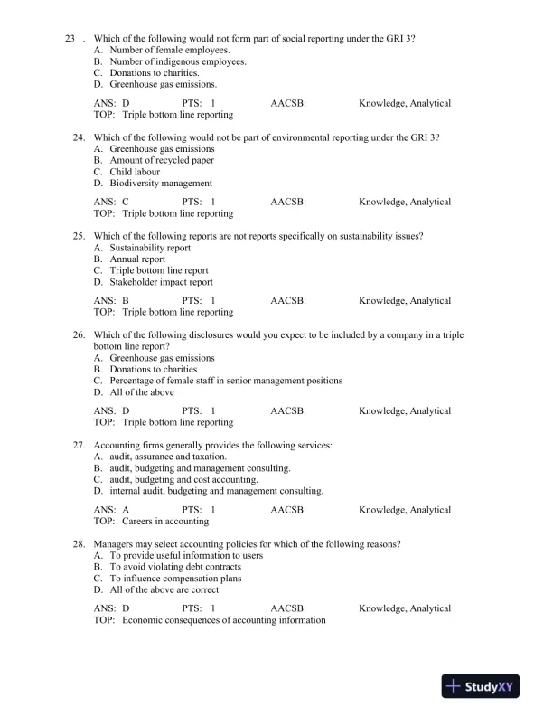 Contemporary Accounting 8th Edition Test Bank - Page 8 preview image