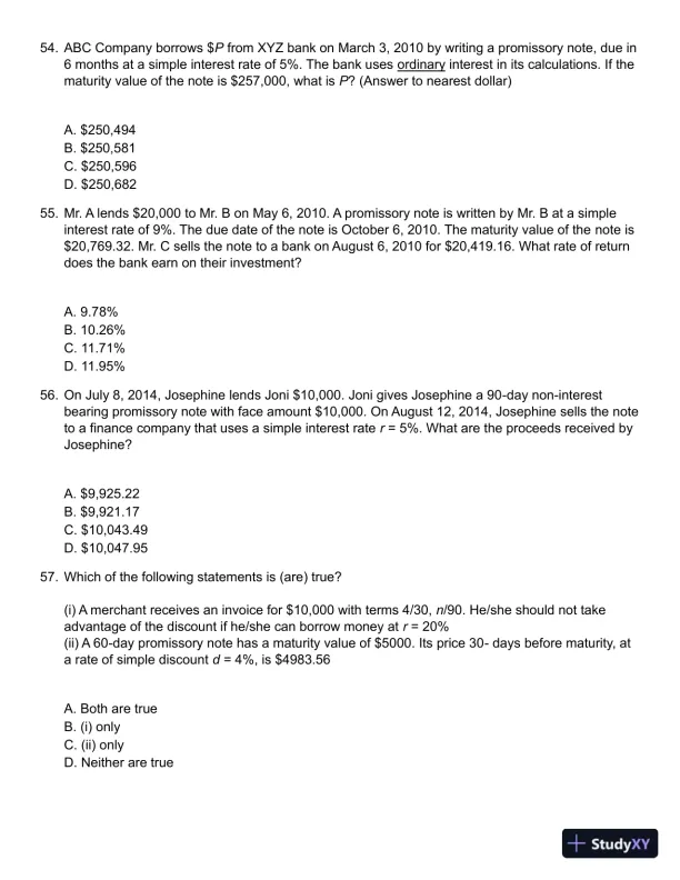 Mathematics of Finance 8th Edition Test Bank - Page 14 preview image