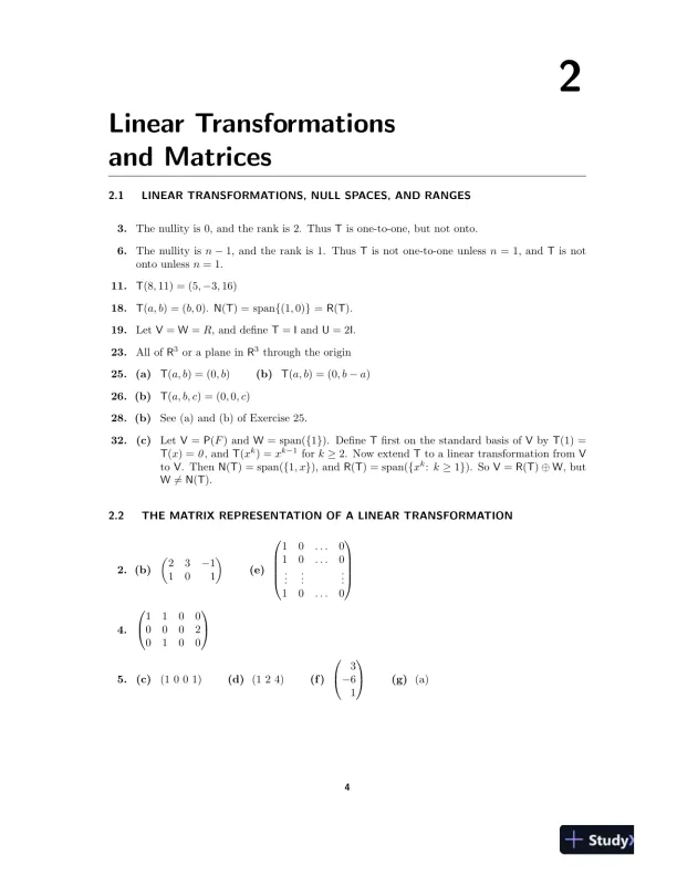 Solution Manual for Linear Algebra, 5th Edition - Page 8 preview image