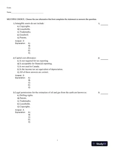 Fundamental Accounting Principles, Vol 2, 15th Edition Test Bank - Page 1 preview image