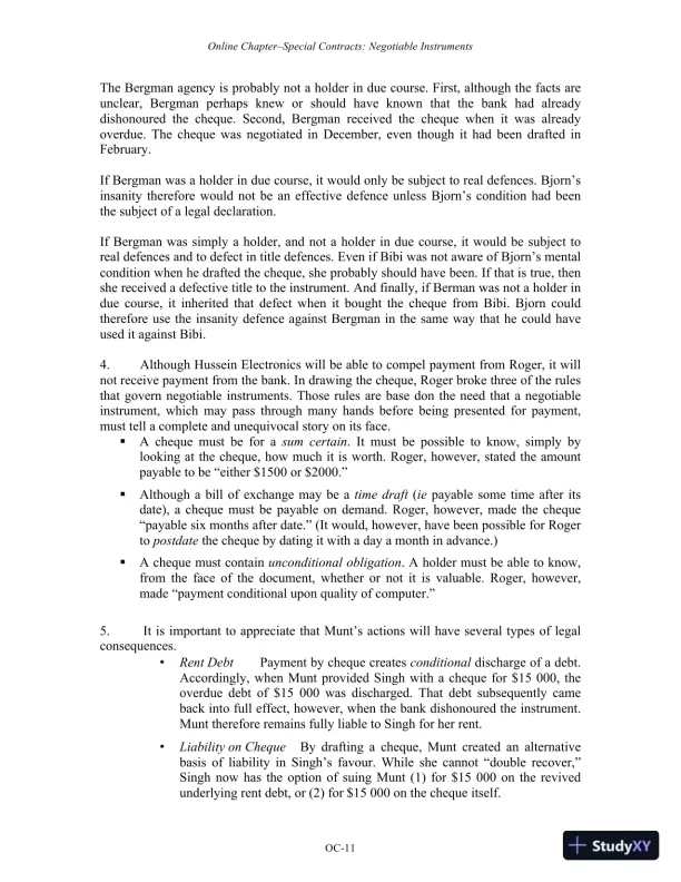 Managing The Law: The Legal Aspects Of Doing Business, 1st Edition Solution Manual - Page 15 preview image