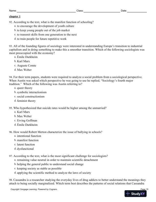 New Society 8th Edition Test Bank - Page 16 preview image