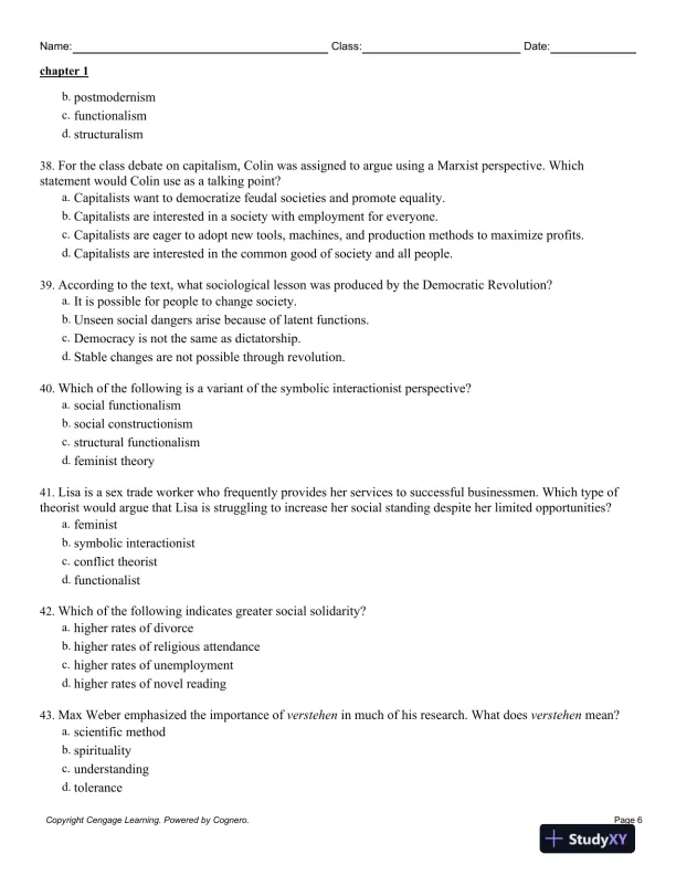 New Society 8th Edition Test Bank - Page 7 preview image