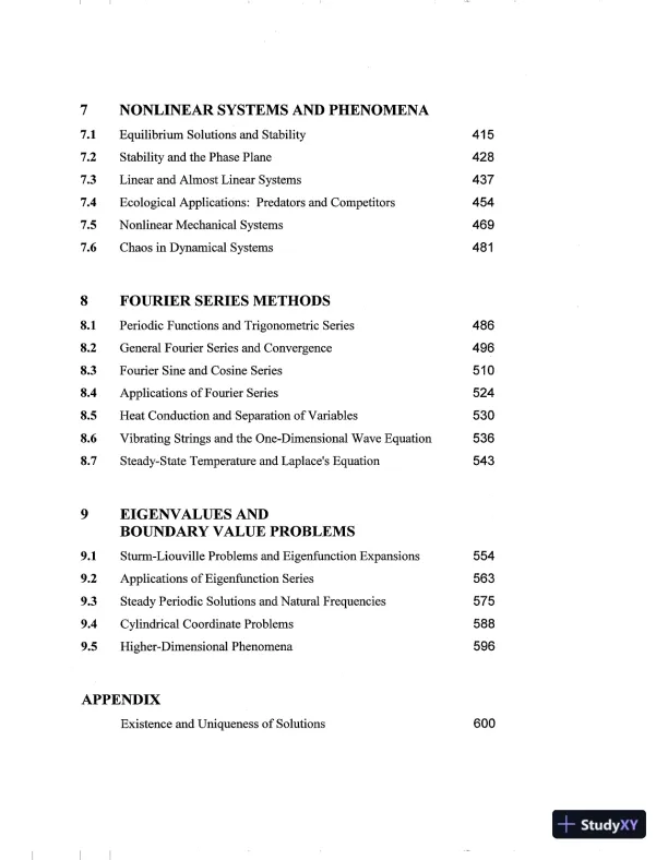 Solution Manual for Elementary Differential Equations with Boundary Value Problems (Classic Version), 6th Edition - Page 5 preview image