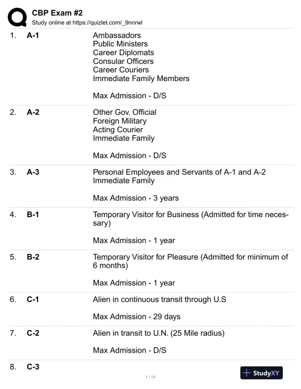 CBP Comprehensive Practice Exam With Answers (108 Solved Questions) - Page 1 preview image