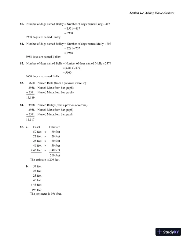 Solution Manual for Developmental Mathematics, 1st Edition - Page 15 preview image