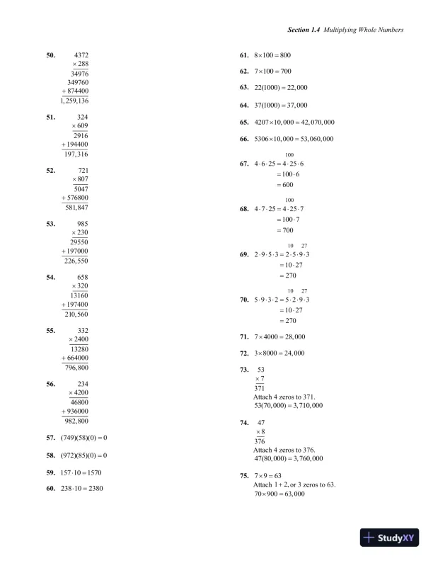 Solution Manual for Developmental Mathematics, 1st Edition - Page 25 preview image