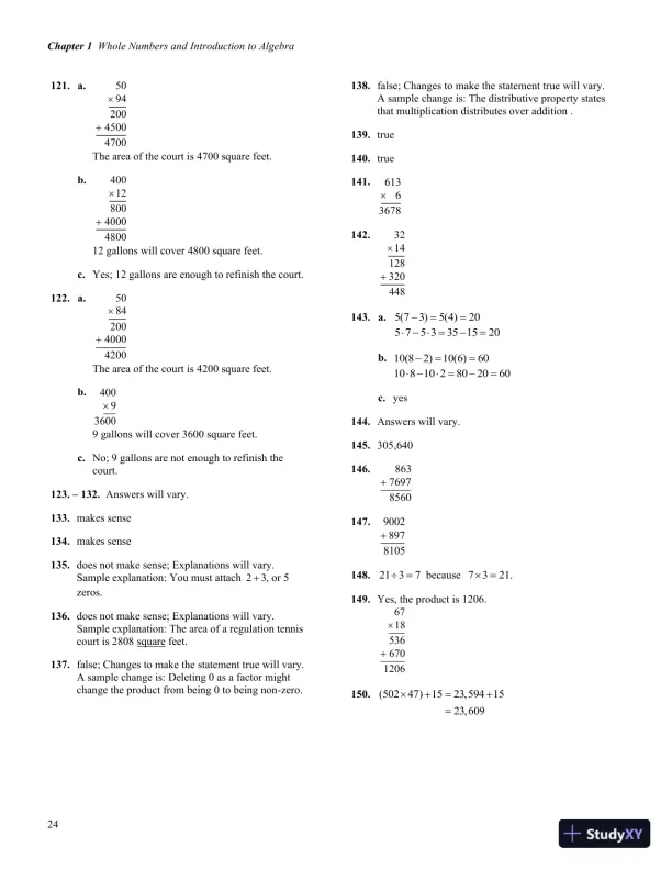 Solution Manual for Developmental Mathematics, 1st Edition - Page 28 preview image