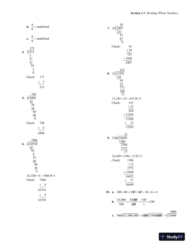 Solution Manual for Developmental Mathematics, 1st Edition - Page 31 preview image