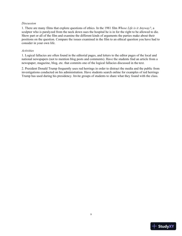 Consider Ethics: Theory, Readings, and Contemporary Issues, 4th Edition Test Bank - Page 12 preview image