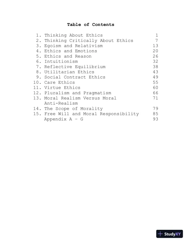 Consider Ethics: Theory, Readings, and Contemporary Issues, 4th Edition Test Bank - Page 3 preview image