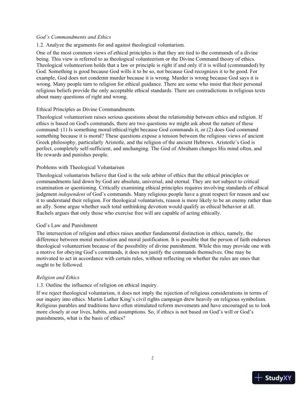 Consider Ethics: Theory, Readings, and Contemporary Issues, 4th Edition Test Bank - Page 5 preview image