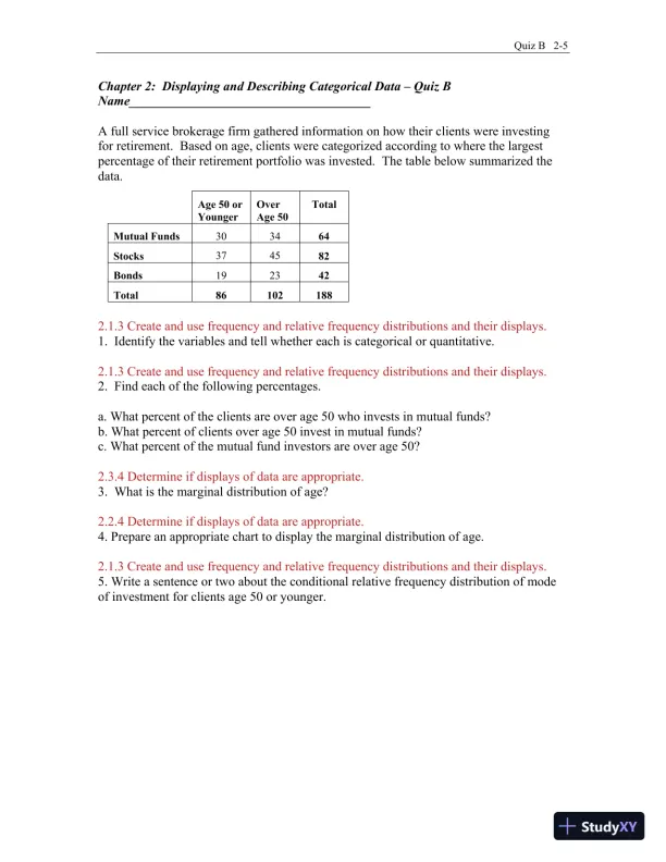 Test Bank for Business Statistics: A First Course, 3rd Edition - Page 29 preview image