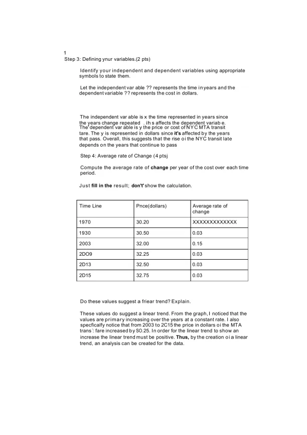Investigating the Rising Cost of MTA Transit Fare - Page 3 preview image