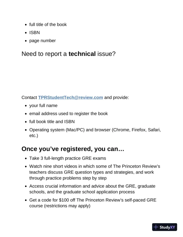 Princeton Review GRE Prep, 2023: 5 Practice Tests + Review and Techniques (2022) - Page 11 preview image
