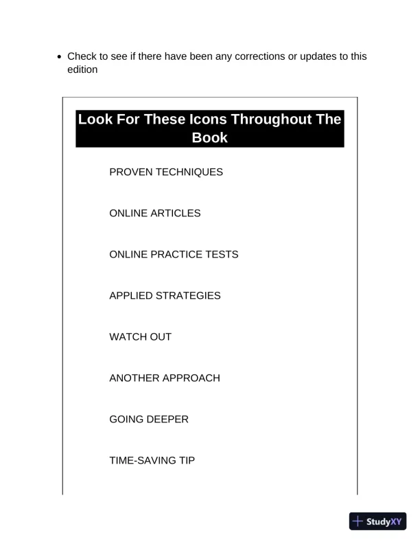 Princeton Review GRE Prep, 2023: 5 Practice Tests + Review and Techniques (2022) - Page 12 preview image